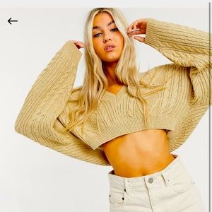 Cropped ASOS Sweater never worn